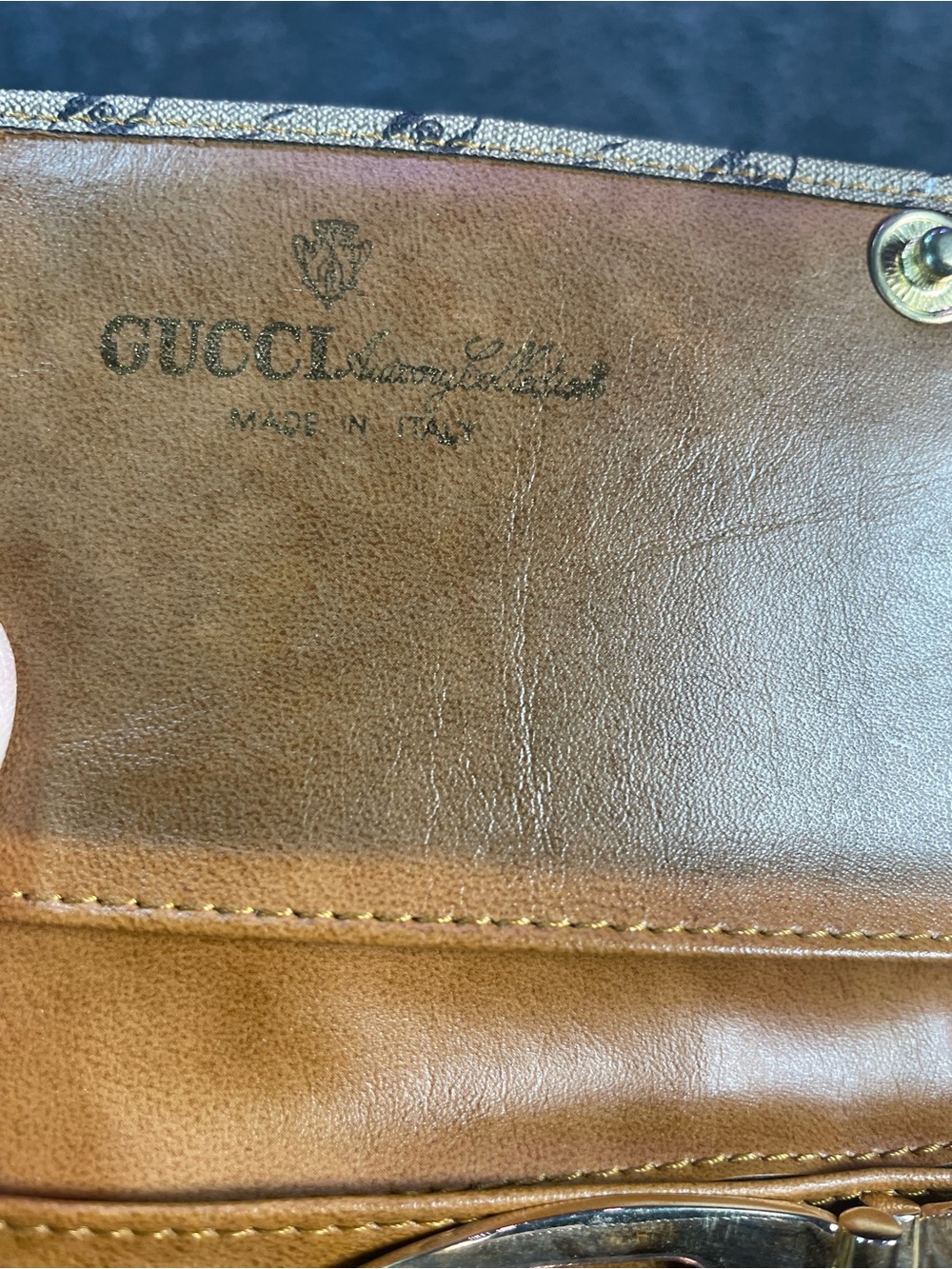 Vintage Gucci Accessory Collection Women's Brown Monogrammed Wallet - Picture 7 of 16